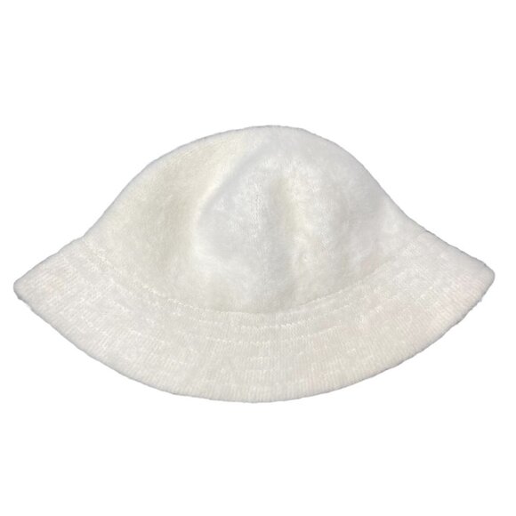 David & Young Angora Blend Bucket Hat Cream Soft Fuzzy Pull On One Size Fits All - Picture 4 of 9